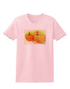 Fall Pumpkin Scene Womens T-Shirt-Womens T-Shirt-TooLoud-PalePink-X-Small-Davson Sales