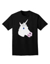 Fanciful Unicorn Adult Dark T-Shirt-Mens T-Shirt-TooLoud-Black-Small-Davson Sales