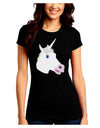 Fanciful Unicorn Juniors Crew Dark T-Shirt-T-Shirts Juniors Tops-TooLoud-Black-Juniors Fitted Small-Davson Sales