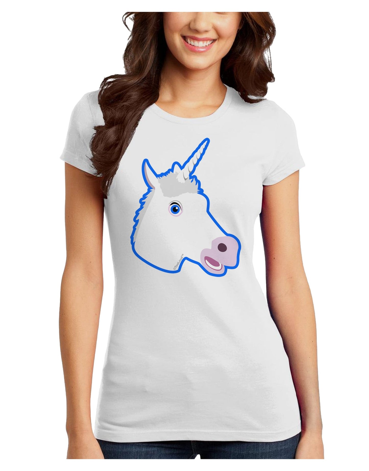 Fanciful Unicorn Juniors T-Shirt-Womens Juniors T-Shirt-TooLoud-White-Juniors Fitted X-Small-Davson Sales