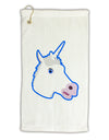 Fanciful Unicorn Micro Terry Gromet Golf Towel 11&#x22;x19-Golf Towel-TooLoud-White-Davson Sales
