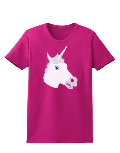 Fanciful Unicorn Womens Dark T-Shirt-TooLoud-Hot-Pink-Small-Davson Sales