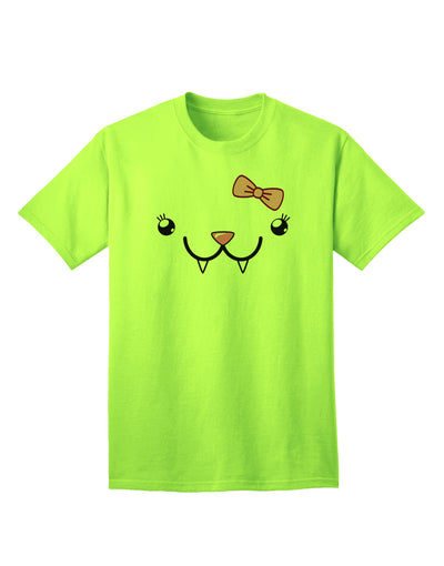 Fangie Cute Girl Vampire Bat Adult T-Shirt by Kyu-T Face-Mens T-shirts-TooLoud-Neon-Green-Small-Davson Sales