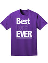 Father's Day Best Dad Ever Adult Dark T-Shirt-Mens T-Shirt-TooLoud-Purple-Small-Davson Sales