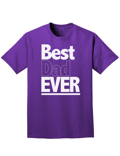 Father's Day Best Dad Ever Adult Dark T-Shirt-Mens T-Shirt-TooLoud-Purple-Small-Davson Sales