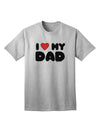 Father's Day Special: I Heart My Dad Adult T-Shirt by TooLoud-Mens T-shirts-TooLoud-AshGray-Small-Davson Sales