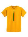 Faux Irish Flag Tie St Patricks Day Childrens T-Shirt-Childrens T-Shirt-TooLoud-Gold-X-Small-Davson Sales