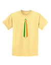 Faux Irish Flag Tie St Patricks Day Childrens T-Shirt-Childrens T-Shirt-TooLoud-Daffodil-Yellow-X-Small-Davson Sales