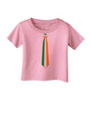 Faux Irish Flag Tie St Patricks Day Infant T-Shirt-Infant T-Shirt-TooLoud-Candy-Pink-06-Months-Davson Sales