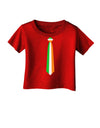 Faux Irish Flag Tie St Patricks Day Infant T-Shirt Dark-Infant T-Shirt-TooLoud-Red-06-Months-Davson Sales