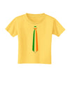 Faux Irish Flag Tie St Patricks Day Toddler T-Shirt-Toddler T-Shirt-TooLoud-Yellow-2T-Davson Sales