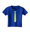 Faux Irish Flag Tie St Patricks Day Toddler T-Shirt Dark-Toddler T-Shirt-TooLoud-Royal-Blue-2T-Davson Sales