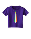 Faux Irish Flag Tie St Patricks Day Toddler T-Shirt Dark-Toddler T-Shirt-TooLoud-Purple-2T-Davson Sales