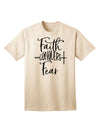 Fear Conquered by Faith Adult T-Shirt-Mens T-shirts-TooLoud-Natural-Small-Davson Sales