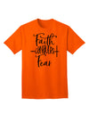 Fear Conquered by Faith Adult T-Shirt-Mens T-shirts-TooLoud-Orange-Small-Davson Sales