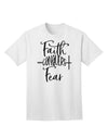 Fear Conquered by Faith Adult T-Shirt-Mens T-shirts-TooLoud-White-Small-Davson Sales