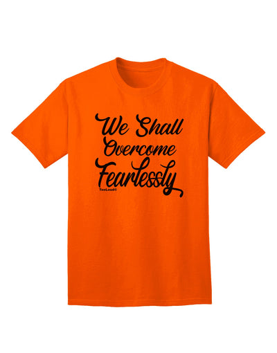 Fearless Adult T-Shirt: Conquer Your Fears with Confidence-Mens T-shirts-TooLoud-Orange-Small-Davson Sales