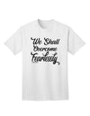 Fearless Adult T-Shirt: Conquer Your Fears with Confidence-Mens T-shirts-TooLoud-White-Small-Davson Sales