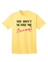 Fearless Mom: Adult T-Shirt by TooLoud-Mens T-shirts-TooLoud-Yellow-Small-Davson Sales