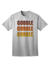 Feast in Style: Gobble Gobble Gobble - Thanksgiving Adult T-Shirt Collection-Mens T-shirts-TooLoud-AshGray-Small-Davson Sales