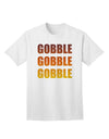 Feast in Style: Gobble Gobble Gobble - Thanksgiving Adult T-Shirt Collection-Mens T-shirts-TooLoud-White-Small-Davson Sales