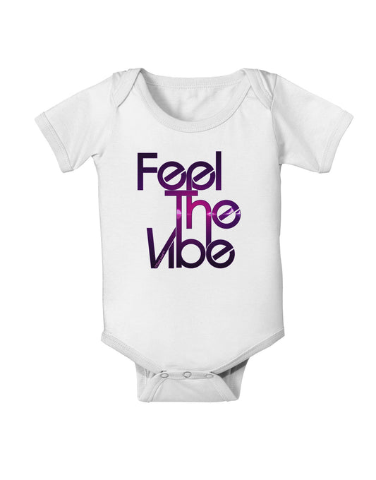 Feel The Vibe Baby Romper Bodysuit-Baby Romper-TooLoud-White-06-Months-Davson Sales