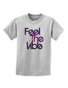 Feel The Vibe Childrens T-Shirt-Childrens T-Shirt-TooLoud-AshGray-X-Small-Davson Sales