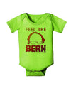Feel the Bern Baby Romper Bodysuit-Baby Romper-TooLoud-Lime-06-Months-Davson Sales