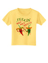 Feelin Hot Hot Hot Chili Peppers Toddler T-Shirt-Toddler T-Shirt-TooLoud-Daffodil-Yellow-2T-Davson Sales