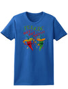 Feelin Hot Hot Hot Chili Peppers Womens Dark T-Shirt-TooLoud-Royal-Blue-X-Small-Davson Sales