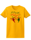 Feelin Hot Hot Hot Chili Peppers Womens T-Shirt-Womens T-Shirt-TooLoud-Gold-X-Small-Davson Sales