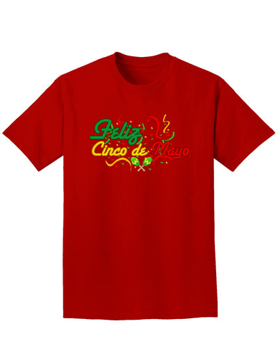 Feliz Cinco De Mayo Adult Dark T-Shirt-Mens T-Shirt-TooLoud-Red-Small-Davson Sales