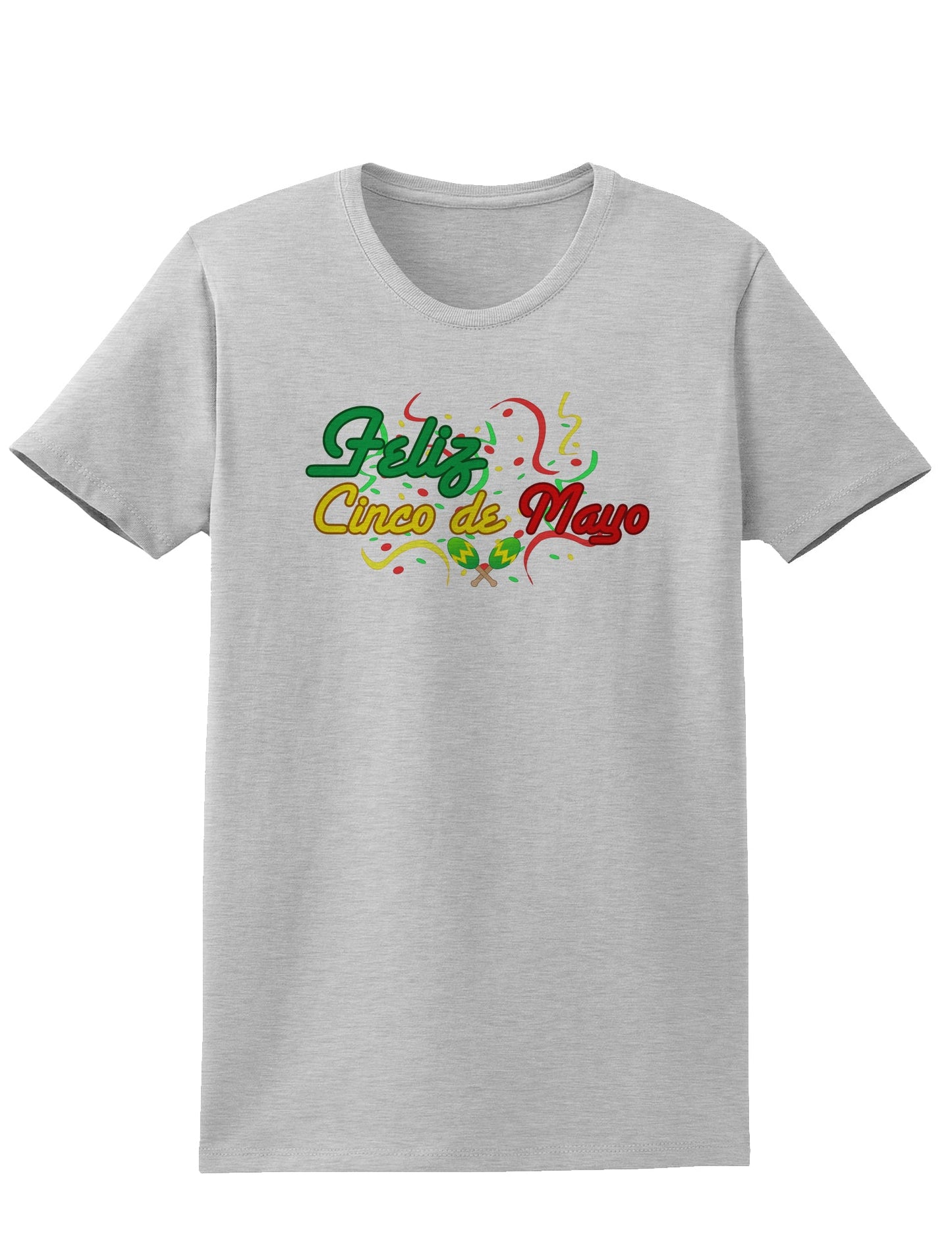 Feliz Cinco De Mayo Womens T-Shirt-Womens T-Shirt-TooLoud-AshGray-X-Small-Davson Sales