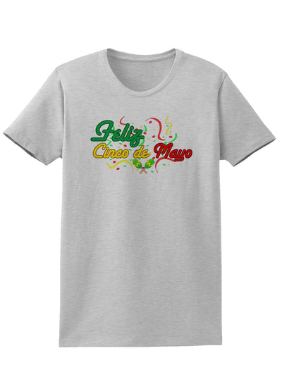 Feliz Cinco De Mayo Womens T-Shirt-Womens T-Shirt-TooLoud-AshGray-X-Small-Davson Sales