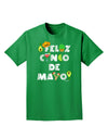 Feliz Cinco de Mayo - Fiesta Icons Adult Dark T-Shirt by TooLoud-Mens T-Shirt-TooLoud-Kelly-Green-Small-Davson Sales