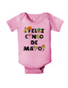 Feliz Cinco de Mayo - Fiesta Icons Baby Romper Bodysuit by TooLoud-Baby Romper-TooLoud-Light-Pink-06-Months-Davson Sales