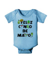 Feliz Cinco de Mayo - Fiesta Icons Baby Romper Bodysuit by TooLoud-Baby Romper-TooLoud-Light-Blue-06-Months-Davson Sales