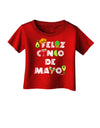 Feliz Cinco de Mayo - Fiesta Icons Infant T-Shirt Dark by TooLoud-Infant T-Shirt-TooLoud-Red-06-Months-Davson Sales