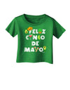 Feliz Cinco de Mayo - Fiesta Icons Infant T-Shirt Dark by TooLoud-Infant T-Shirt-TooLoud-Clover-Green-06-Months-Davson Sales