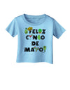 Feliz Cinco de Mayo - Fiesta Icons Infant T-Shirt by TooLoud-Infant T-Shirt-TooLoud-Aquatic-Blue-06-Months-Davson Sales