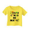 Feliz Cinco de Mayo - Fiesta Icons Infant T-Shirt by TooLoud-Infant T-Shirt-TooLoud-Yellow-06-Months-Davson Sales