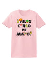 Feliz Cinco de Mayo - Fiesta Icons Womens T-Shirt by TooLoud-Womens T-Shirt-TooLoud-PalePink-X-Small-Davson Sales