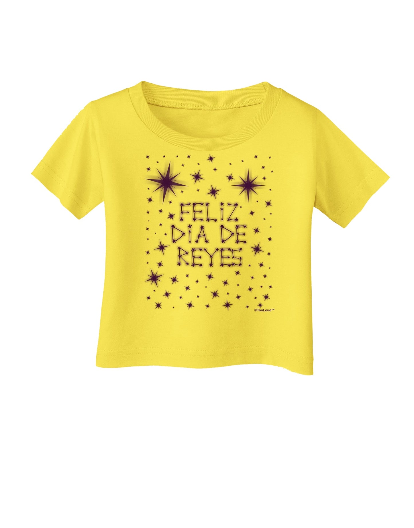 Feliz Dia de Reyes - Estrellas Brillantes Infant T-Shirt by TooLoud-Infant T-Shirt-TooLoud-Yellow-06-Months-Davson Sales