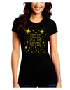 Feliz Dia de Reyes - Estrellas Brillantes Juniors Crew Dark T-Shirt by TooLoud-T-Shirts Juniors Tops-TooLoud-Black-Juniors Fitted Small-Davson Sales