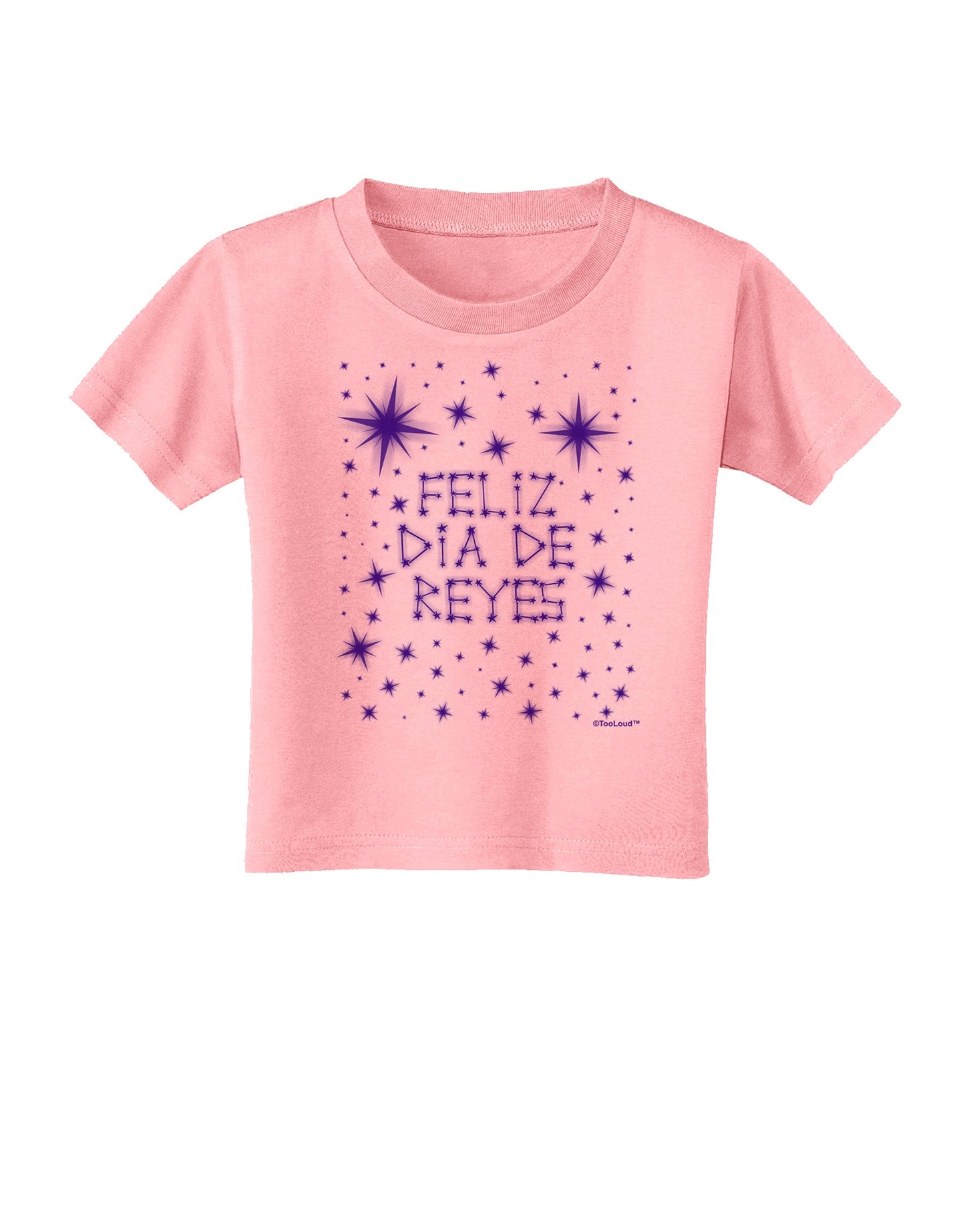Feliz Dia de Reyes - Estrellas Brillantes Toddler T-Shirt by TooLoud-TooLoud-Candy-Pink-2T-Davson Sales