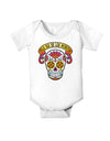 Feliz Dia de los Muertos Calavera Baby Romper Bodysuit-Baby Romper-TooLoud-White-06-Months-Davson Sales