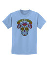 Feliz Dia de los Muertos Calavera Childrens T-Shirt-Childrens T-Shirt-TooLoud-Light-Blue-X-Small-Davson Sales