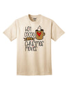 Festive Adult T-Shirt for Enjoying Hot Cocoa and Christmas Movies-Mens T-shirts-TooLoud-Natural-Small-Davson Sales