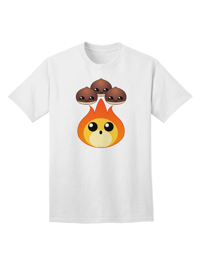 Festive Chestnuts Roasting - Christmas-themed Adult T-Shirt-Mens T-shirts-TooLoud-White-Small-Davson Sales