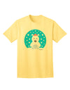 Festive Christmas Adult T-Shirt featuring an Adorable Polar Bear by TooLoud-Mens T-shirts-TooLoud-Yellow-Small-Davson Sales